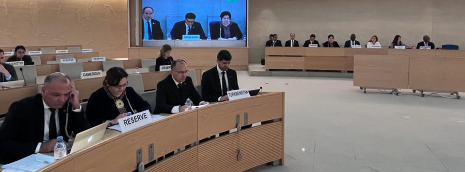 The Delegation Of Turkmenistan Took Part In The Session Of The Working